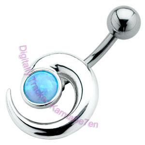 Spiral belly bar hotsell